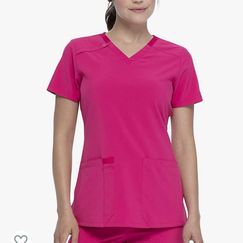 Pink scrub set